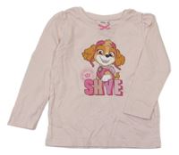 Světlerůžové triko s Paw Patrol Nickelodeon