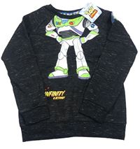 Čierna melírovaná mikina s Buzzem PRIMARK