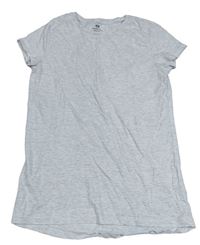 Svetlosivé melírované tričko H&M