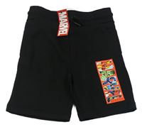 Čierne teplákové kraťasy s logom s Avengers PRIMARK
