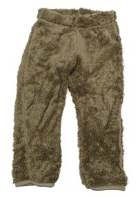 Hnedé chlpaté nohavice H&M
