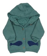 Šalvějový prepínaci podšitý sveter s velrybami M&S