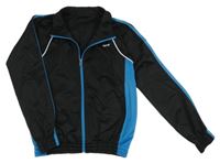 Čierno-modrá prepínaci športová mikina s logom lotto