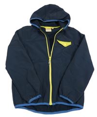 Tmavomodrá softshellová bunda s kapucí MANOR