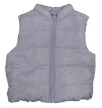 Svetlofialová prešívaná šušťáková zateplená vesta M&S