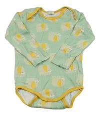 Mentolovo-hořčicové body se sloníky ALANA