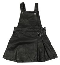 Čierna koženková na traká sukňa s přezkou PRIMARK