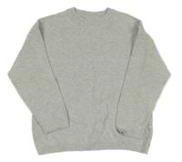 Svetlosivý melírovaný sveter ZARA