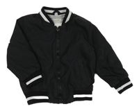 Černý šusťákový podzimní bomber ZEEMAN