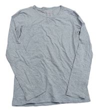 Sivé melírované tričko Tchibo