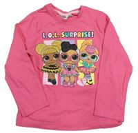Tmavorůžové triko s L.O.L. Surprise Primark