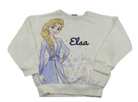 Biela mikina s Elsou Primark