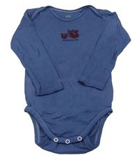 Modré body s veverkami H&M