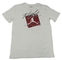Bílé tričko s logem Air Jordan