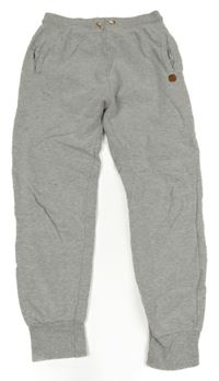 Šedé melírované tepláky Firetrap