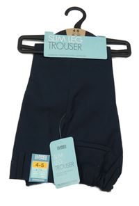 Nové - Tmavomodré slavnostní kalhoty M&S