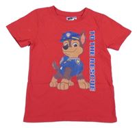 Červené tričko s Chasem - Paw Patrol Nickelodeon