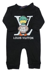 Černý overal s divokou kachnou Louis Vuitton