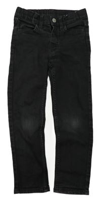 Černé slim fit rifle H&M