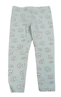 Světlemodré květované legíny Primark