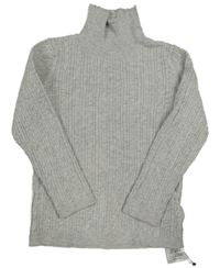 Sivý vzorovaný svetrový ľahký rolák George