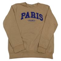 Hnedá mikina s nápisom Name it