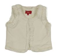 Smotanová semišová zateplená vesta S. Oliver