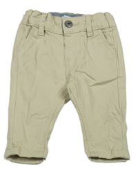 Světlebéžové plátěné chino kalhoty Primark