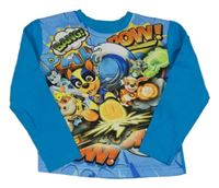 Modré pyžamové triko s Tlapkovou patrolou 