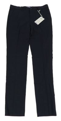 Nové - tmavomodré spoločenské chino nohavice Jack & Jones