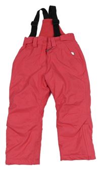 Růžové šusťákové laclové oteplovačky Topolino