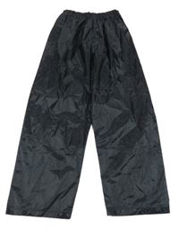 Tmavomodré šušťákové vodeodolné nohavice