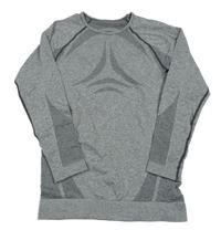 Šedé funkční triko