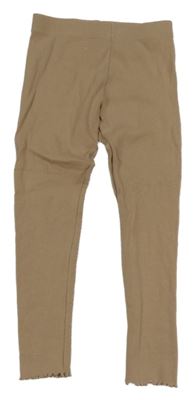 Béžové žebrované legíny Primark