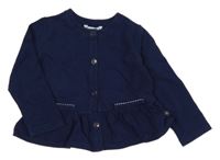 Tmavomodrá propínací lehká mikina Mayoral