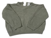 Šedozelený sveter H&M