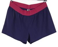 Dámske fialovo-ružové športové funkčné kraťasy Crane