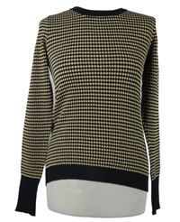 Dámsky béžovo-čierny vzorovaný sveter Zara