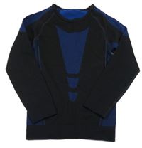 Čierno-modré funkčné tričko Crivit