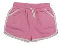 Růžové teplákové kraťasy Primark