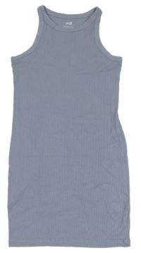 Svetlomodré rebrované šaty H&M