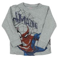 Sivé tričko so Spidermanem Next