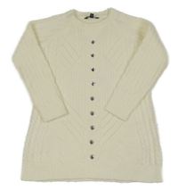 Smotanové pletené šaty s kamienkami