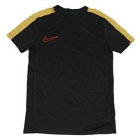 Černo-okrové sportovní tričko Nike