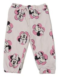 Světlerůžové tepláky s Minnie Disney