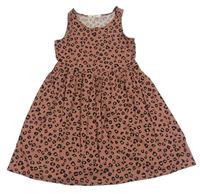 Staroružové bavlnené šaty so vzorom H&M