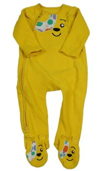 Žlutý fleecový overal - Pudsey George