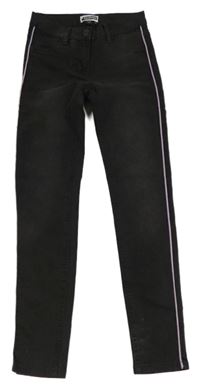 Tmavošedé rifle s proužky Pocopiano