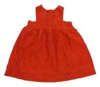 Červené menšestrové šaty Mothercare