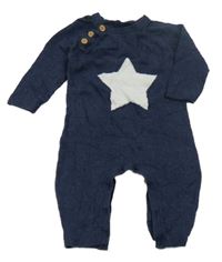 Tmavomodrý svetrový overal s hvězdičkou George 